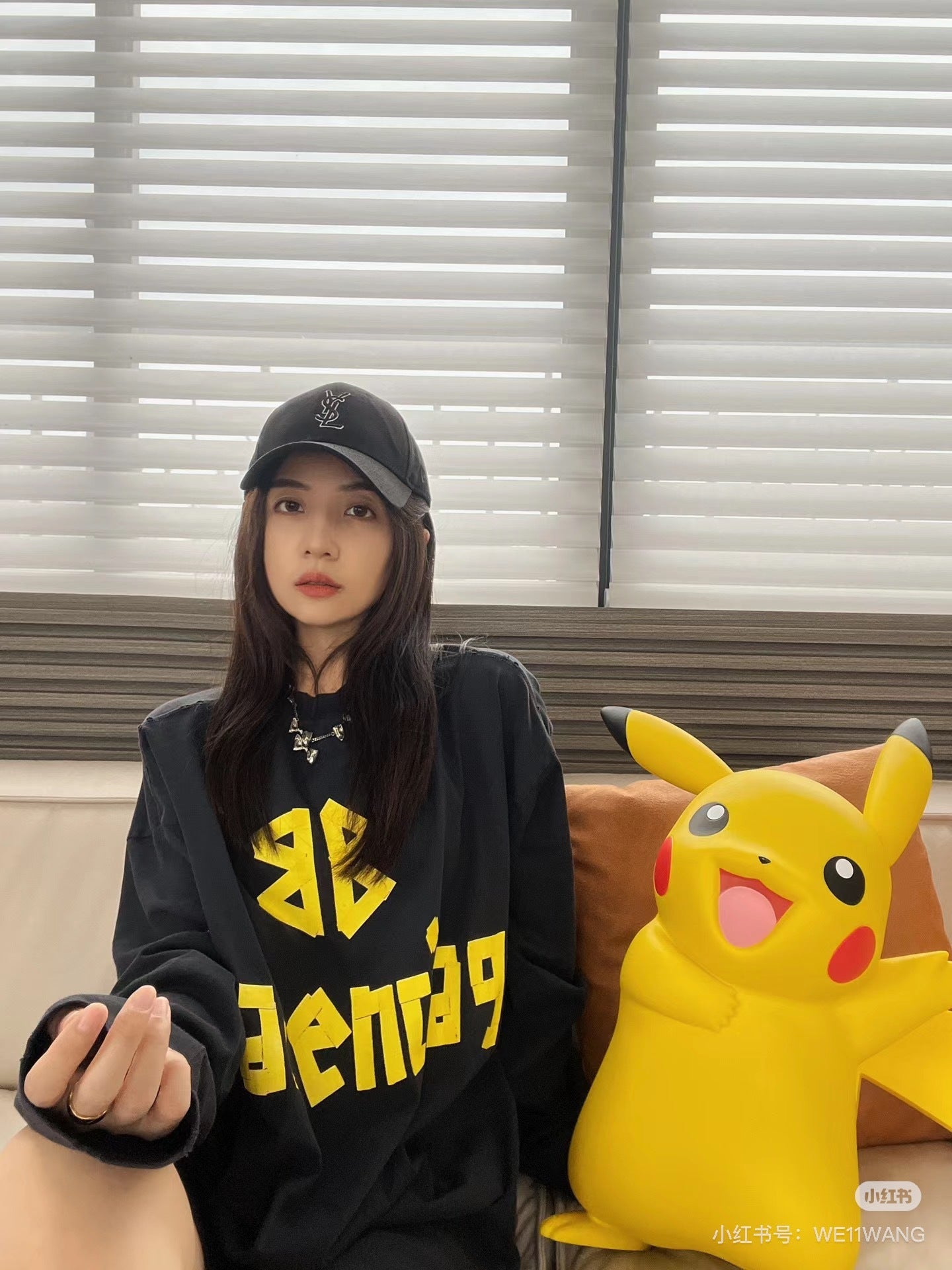 Balenciaga Black Tape Type Sweatshirt