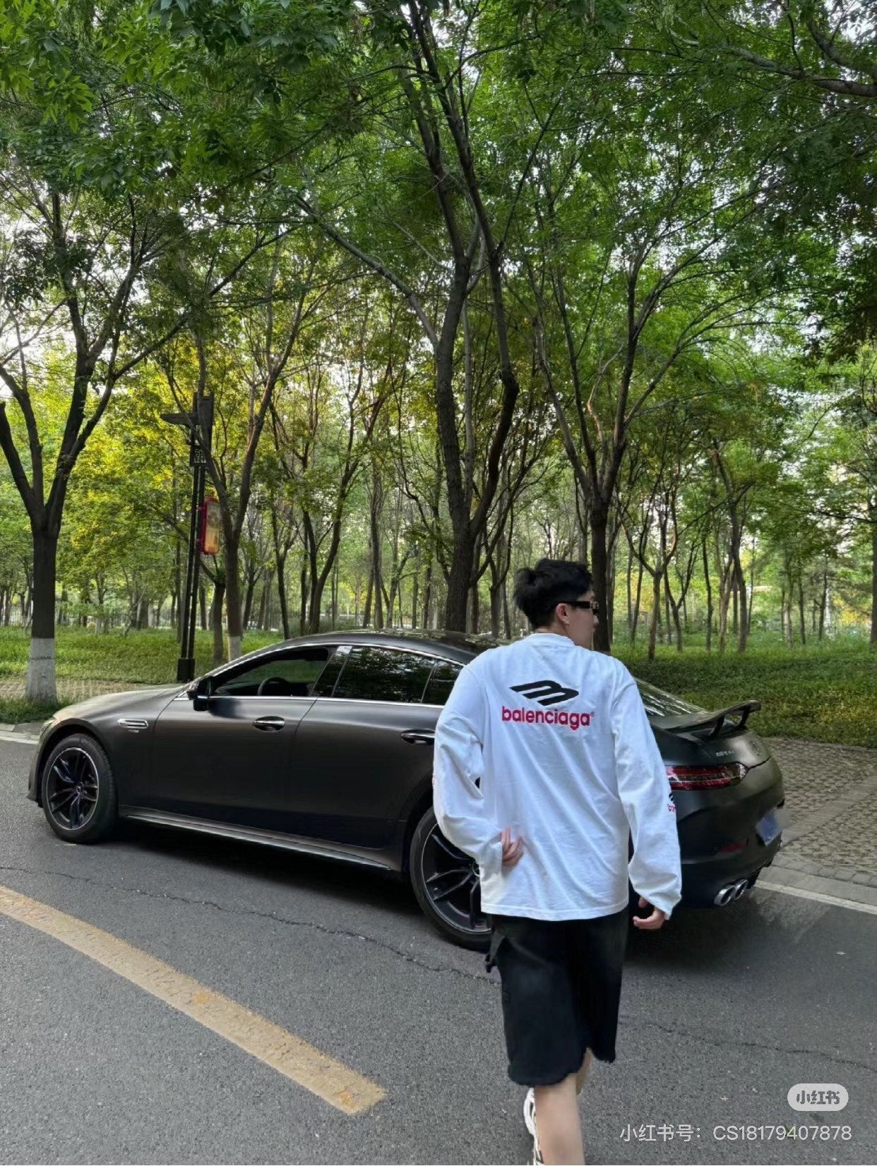 Balenciaga-3B Sports Icon Long Sleeve T-Shirt