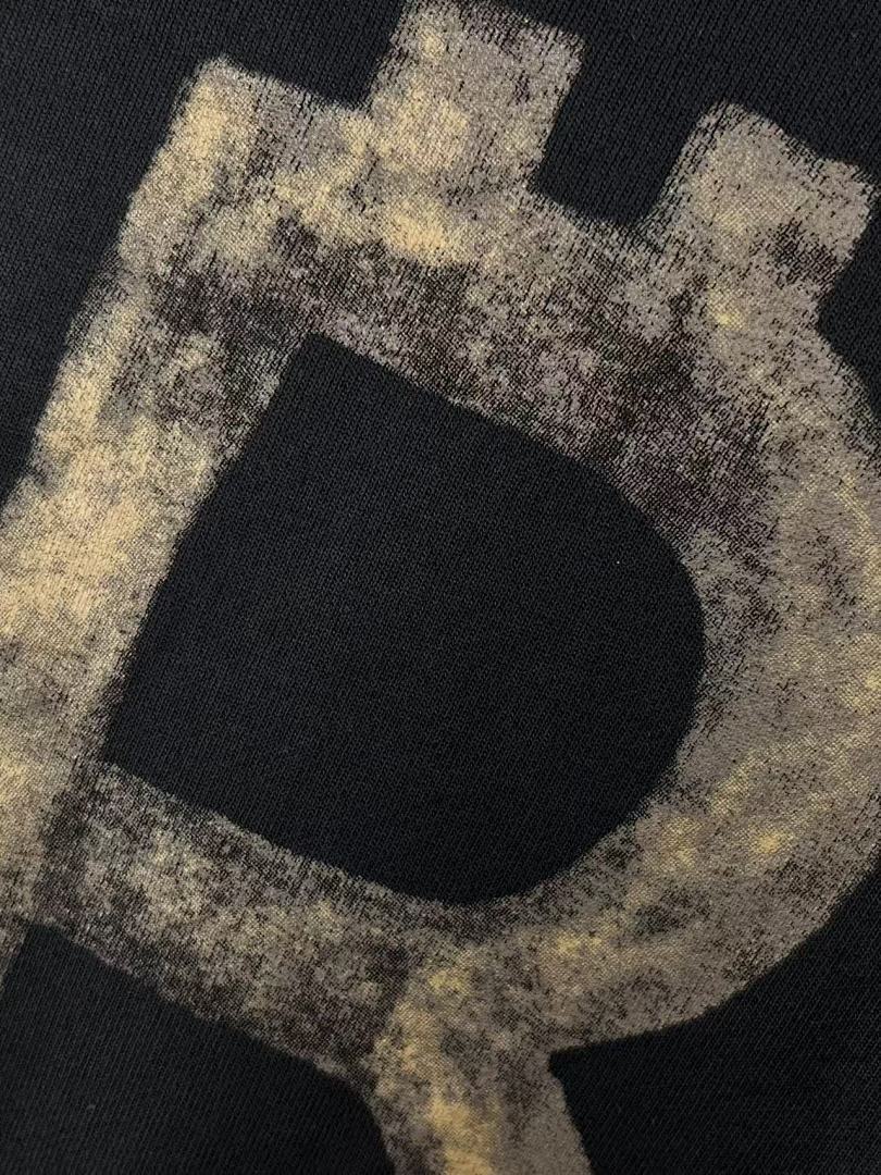 Balenciaga Mud-Dyed Bitcoin Destruction Hoodie