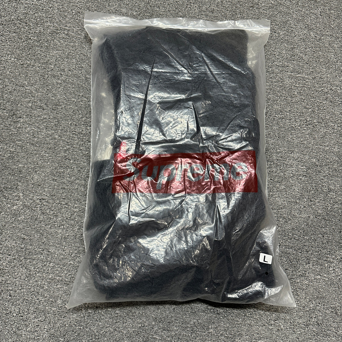 Supreme Arc Logo Thermal Zip Up Hooded Sweatshirt