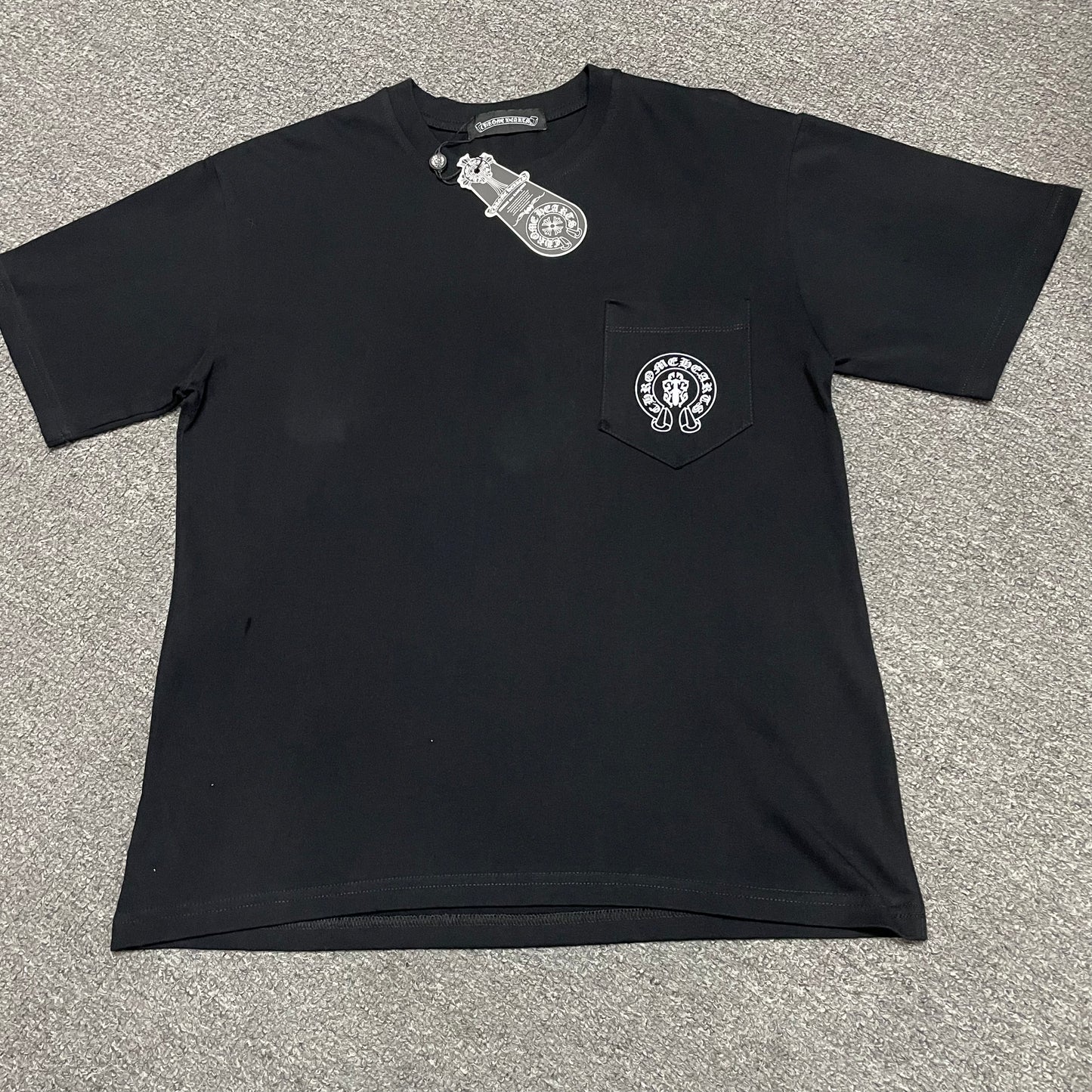 Chrome Hearts American Flag Pocket T-Shirt | Black & White Graphic Tee