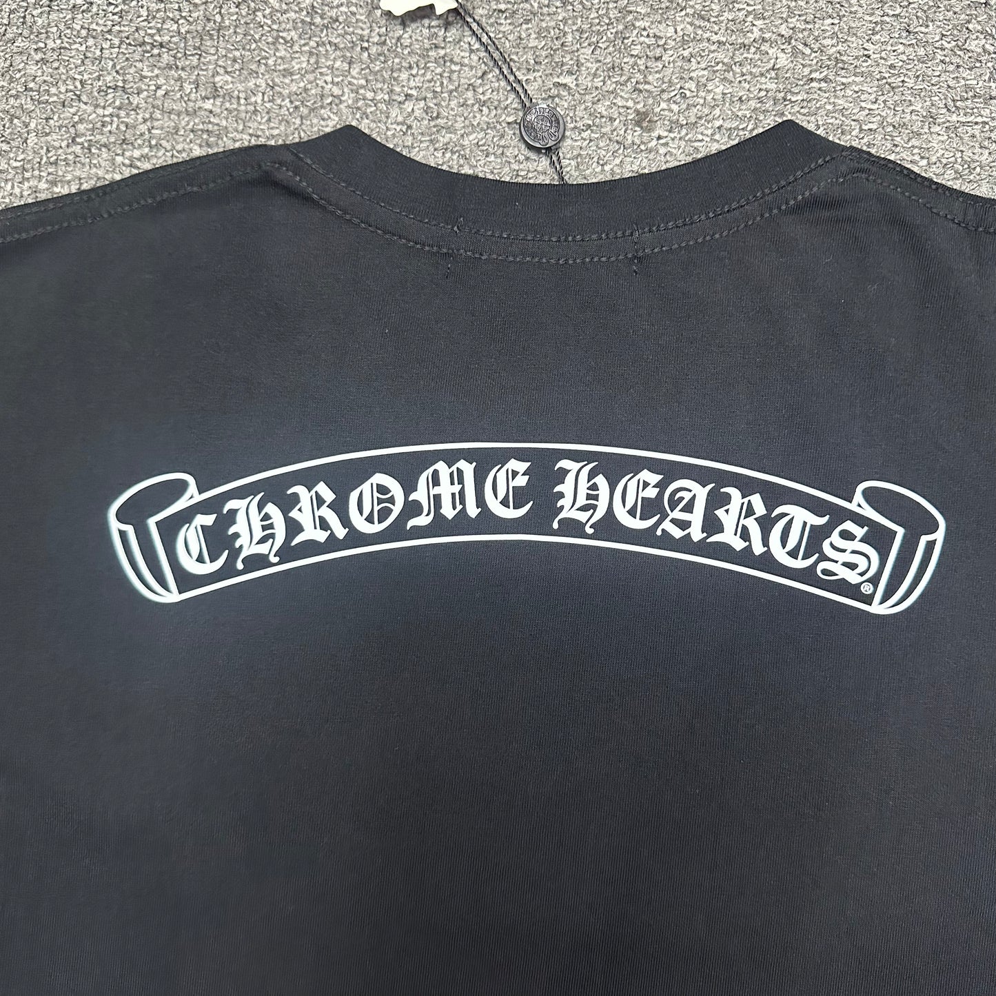 Chrome Hearts Scroll Logo Pocket T-Shirt
