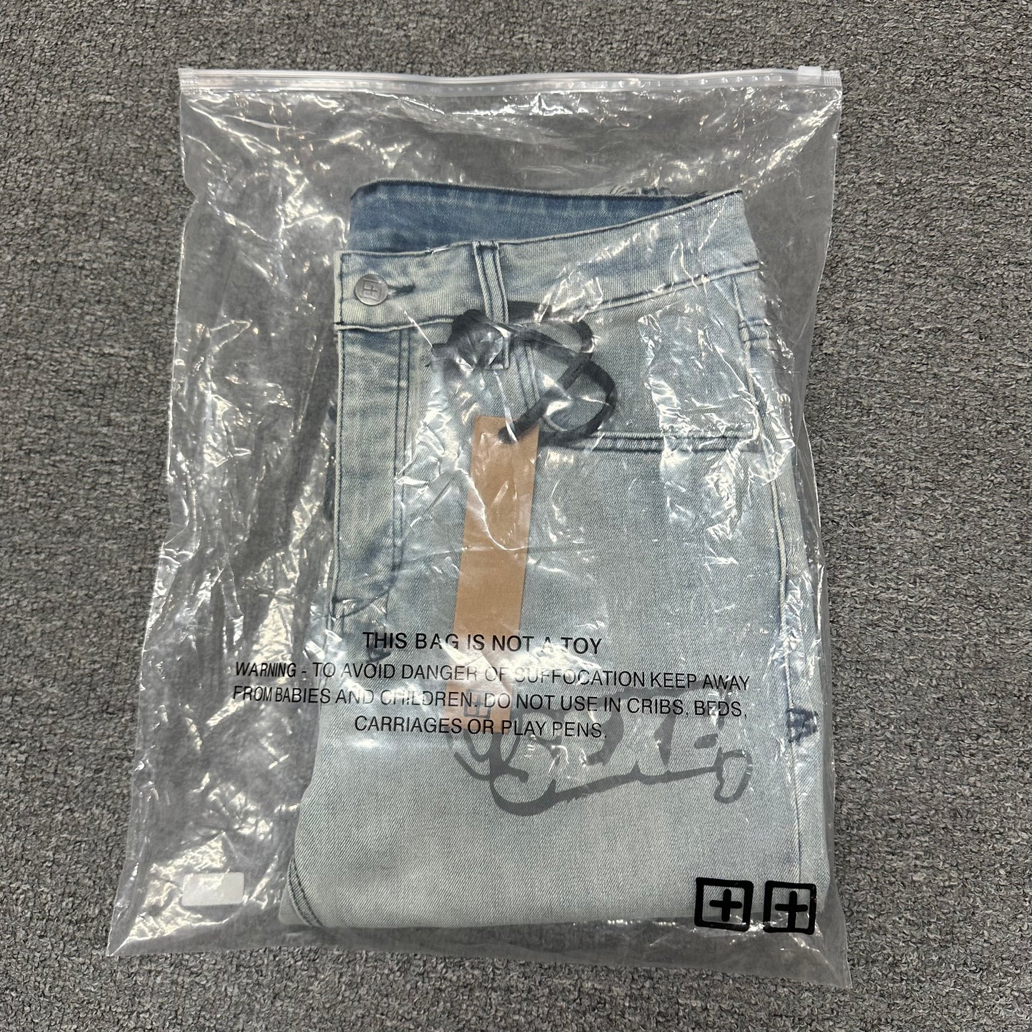Ksubi Graffiti Slim Jeans Light Indigo