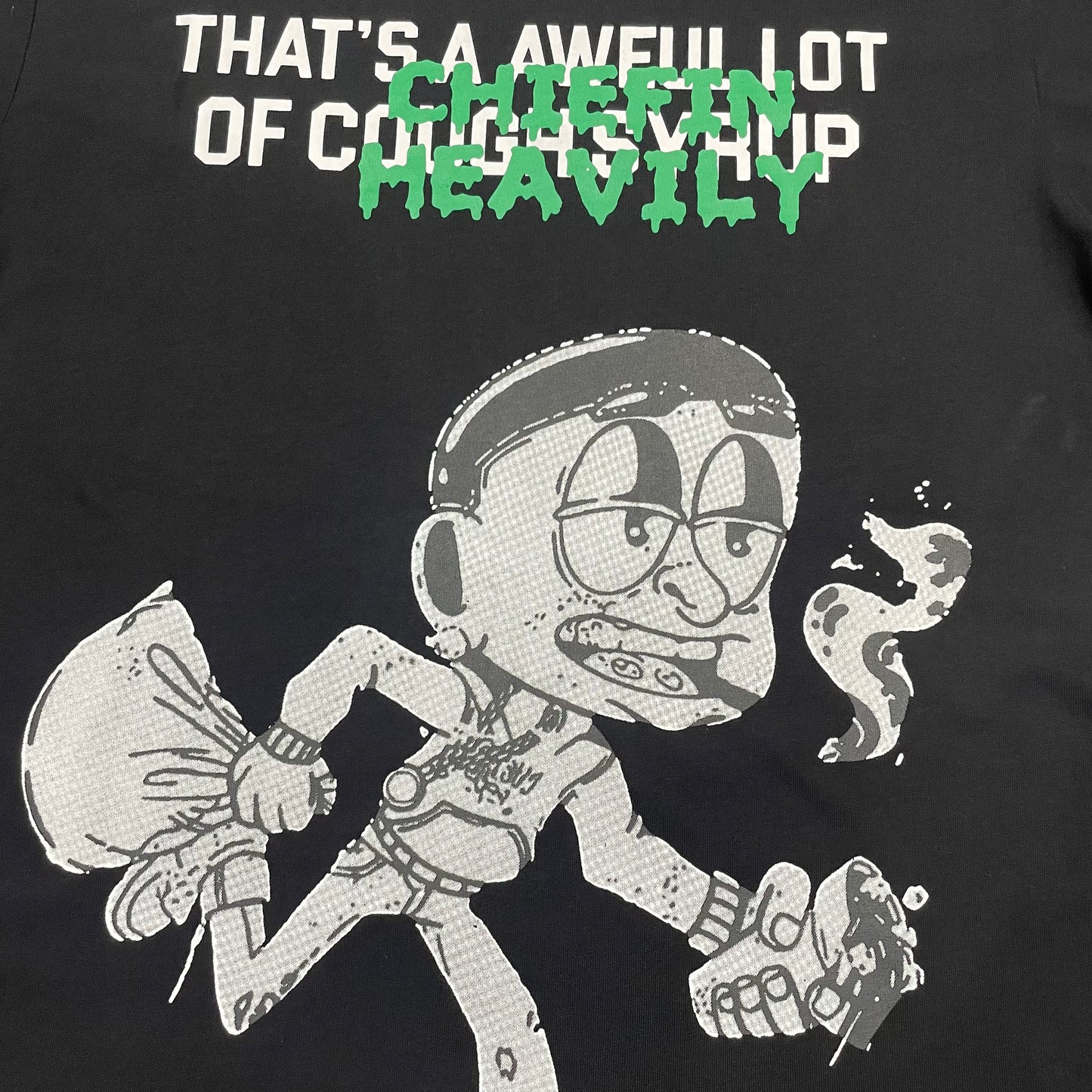 That's A Awful Lot Of Cough Syrup x Chiefin Heavily "Running Man" Tee