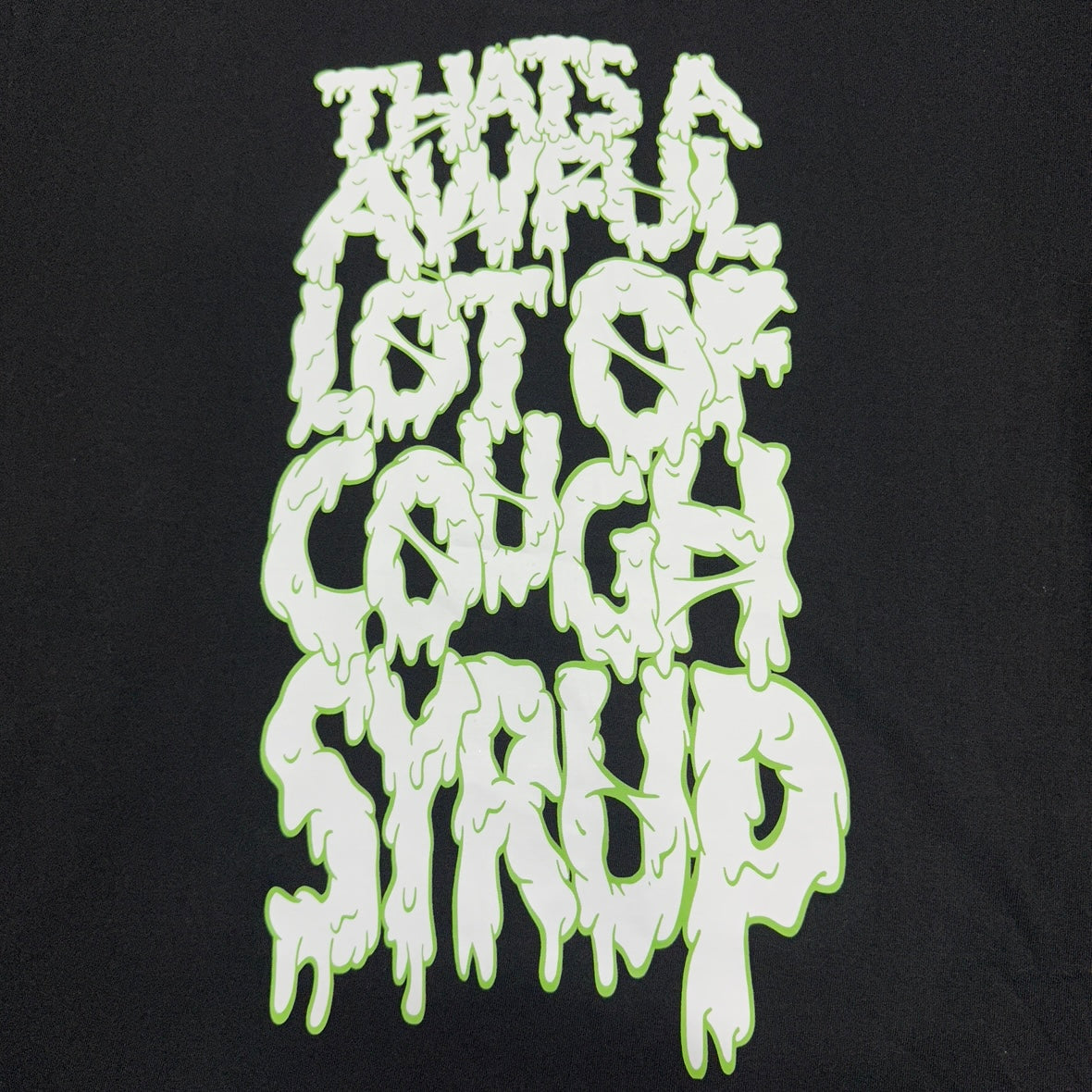 That's A Awful Lot Of Cough Syrup Zombie Rib Cage Tee