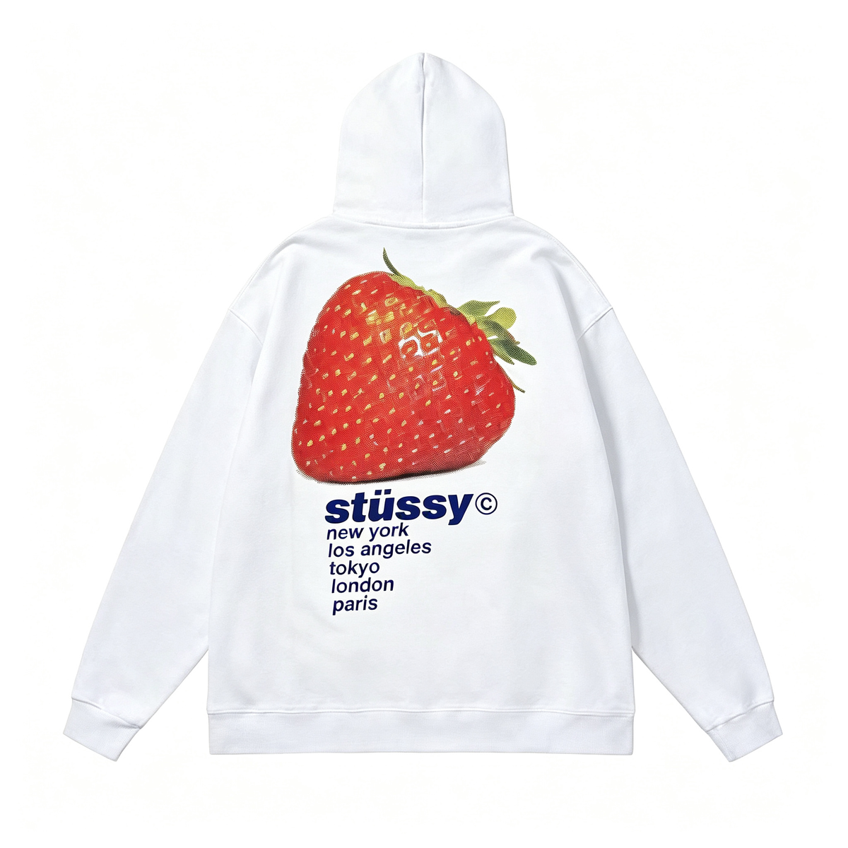 Stüssy "Strawberry" Graphic Hoodie