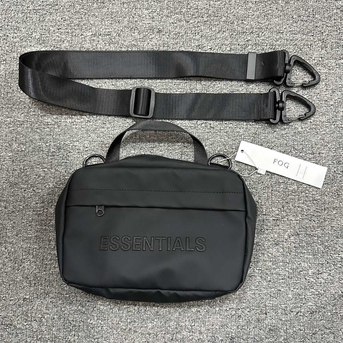 Fear of God Essentials Waterproof Matte PU Crossbody Camera Bag