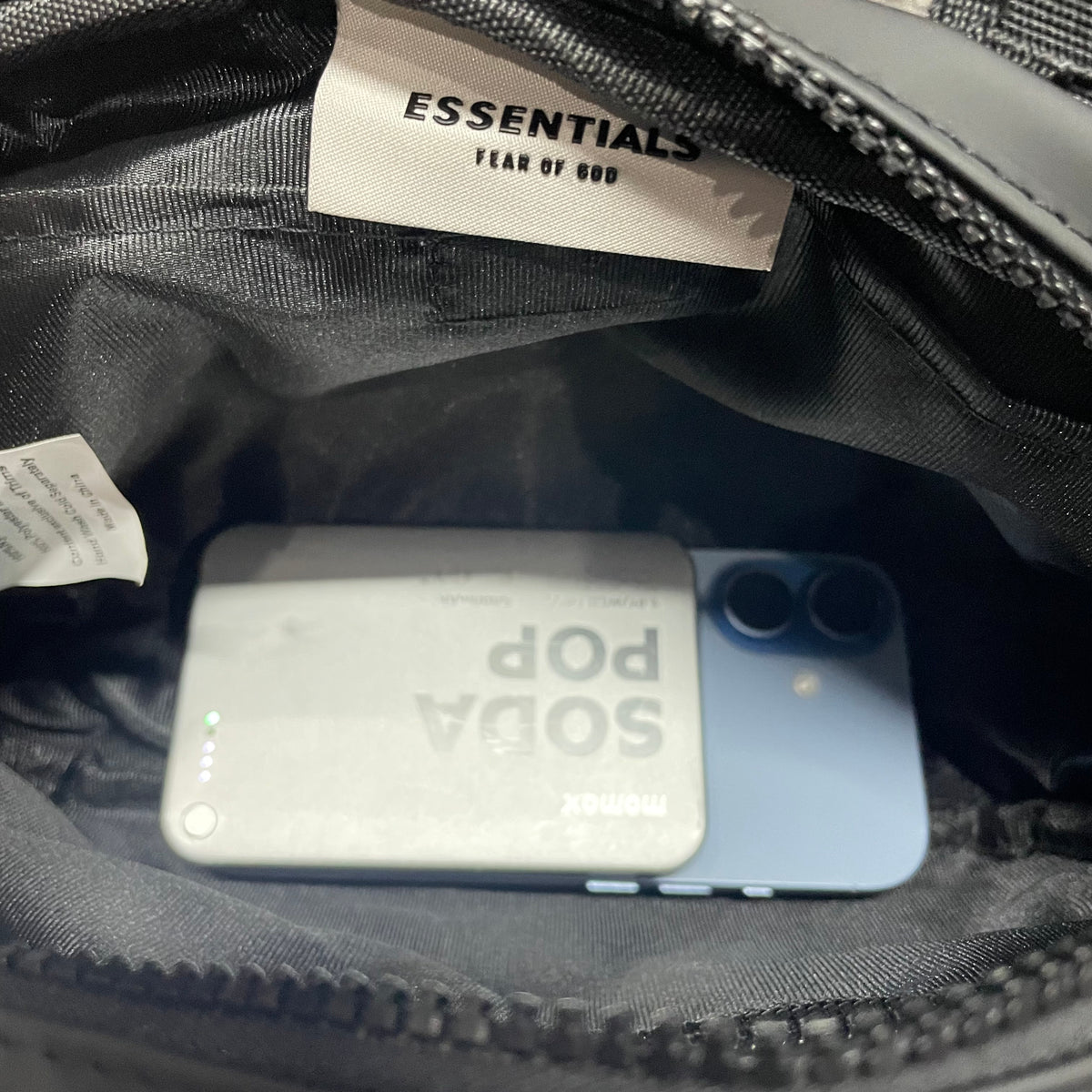 Fear of God Essentials Waterproof Matte PU Waist Bag