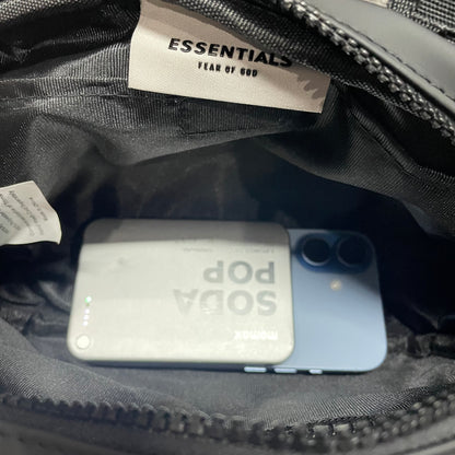 Fear of God Essentials Waterproof Matte PU Waist Bag