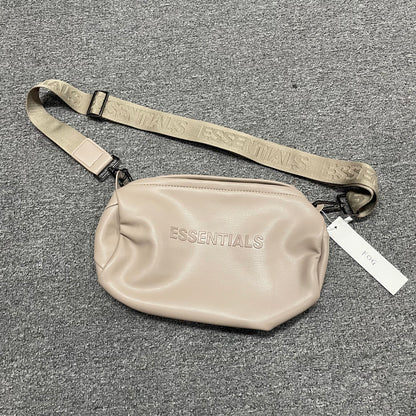 Fear of God Essentials Waterproof Matte PU Mini Barrel Bag