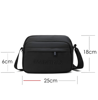 Fear of God Essentials Matte/Waterproof Camera Crossbody Bag with Embossed Logo