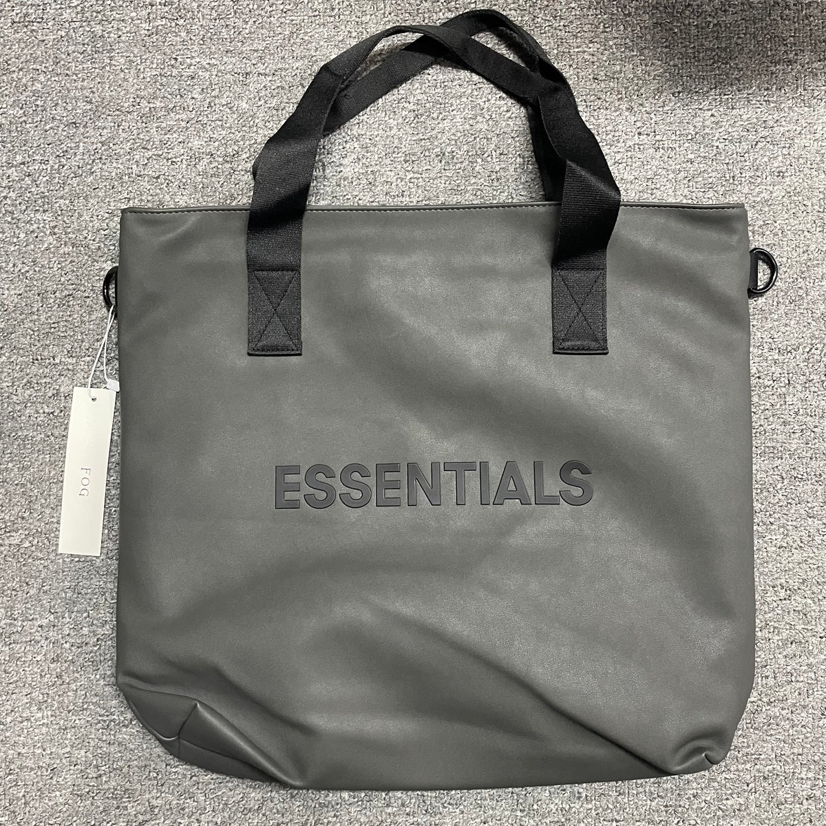 Fear of God Essentials Waterproof Matte PU Tote Bag