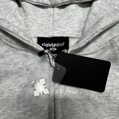 We Are Righteous "Risen King" Cropped Zip-Up Hoodie