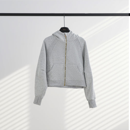 Lululemon Scuba Oversized Full-Zip Hoodie（Gold Zipper)