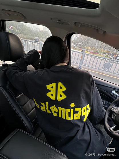 Balenciaga Black Tape Type Sweatshirt