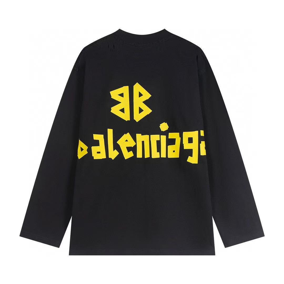 Balenciaga Black Tape Type Sweatshirt
