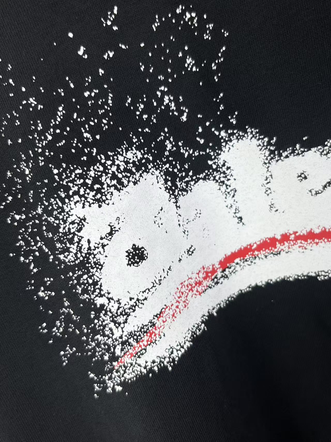 Balenciaga Logo Print Black Sweatshirt