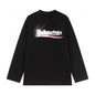 Balenciaga Logo Print Black Sweatshirt
