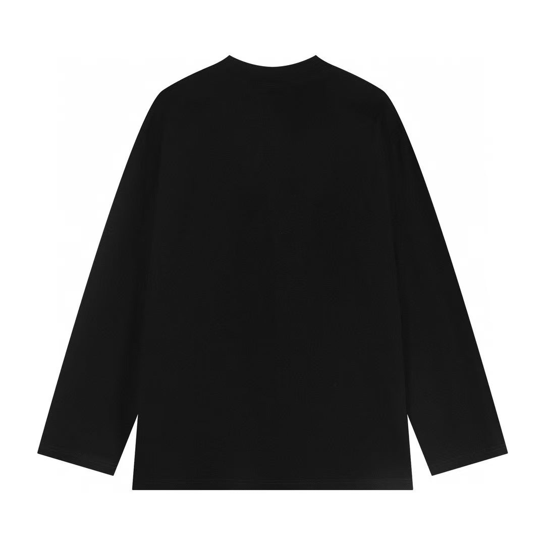 Balenciaga Logo Print Black Sweatshirt