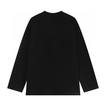 Balenciaga Logo Print Black Sweatshirt