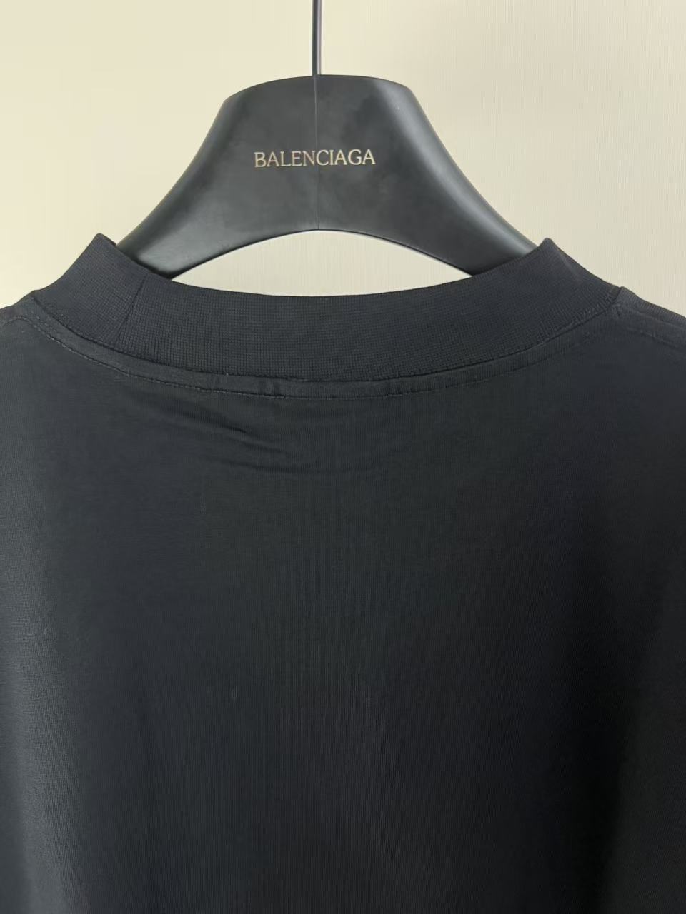 Balenciaga Logo Print Black Sweatshirt