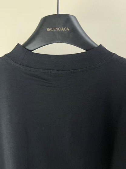 Balenciaga Logo Print Black Sweatshirt
