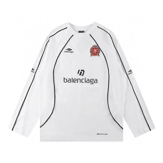 Balenciaga White Long Sleeve Jersey Size Medium BRAND NEW WITH TAGS