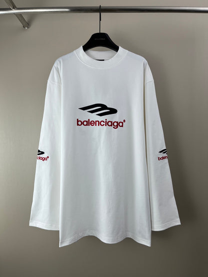 Balenciaga-3B Sports Icon Long Sleeve T-Shirt