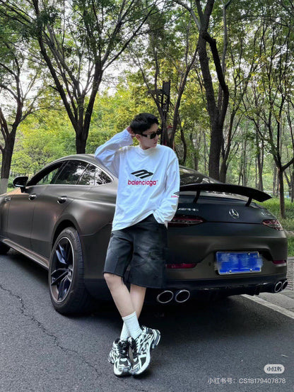 Balenciaga-3B Sports Icon Long Sleeve T-Shirt