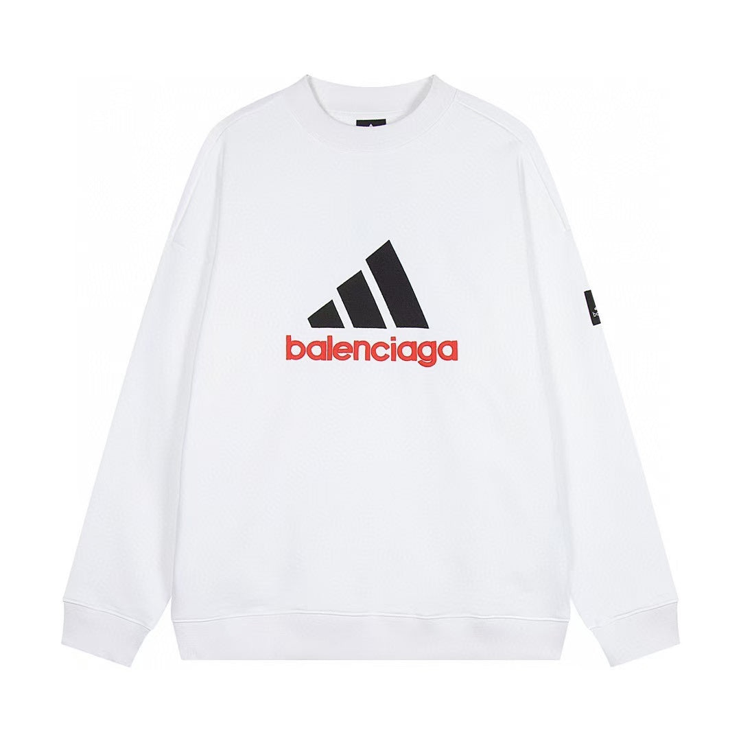 Balenciaga Logo Print Crewneck Sweatshirt