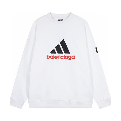 Balenciaga Logo Print Crewneck Sweatshirt