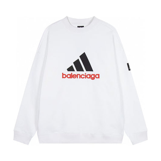Balenciaga Logo Print Crewneck Sweatshirt