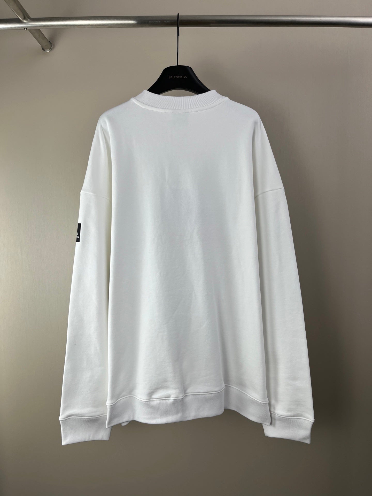 Balenciaga Logo Print Crewneck Sweatshirt