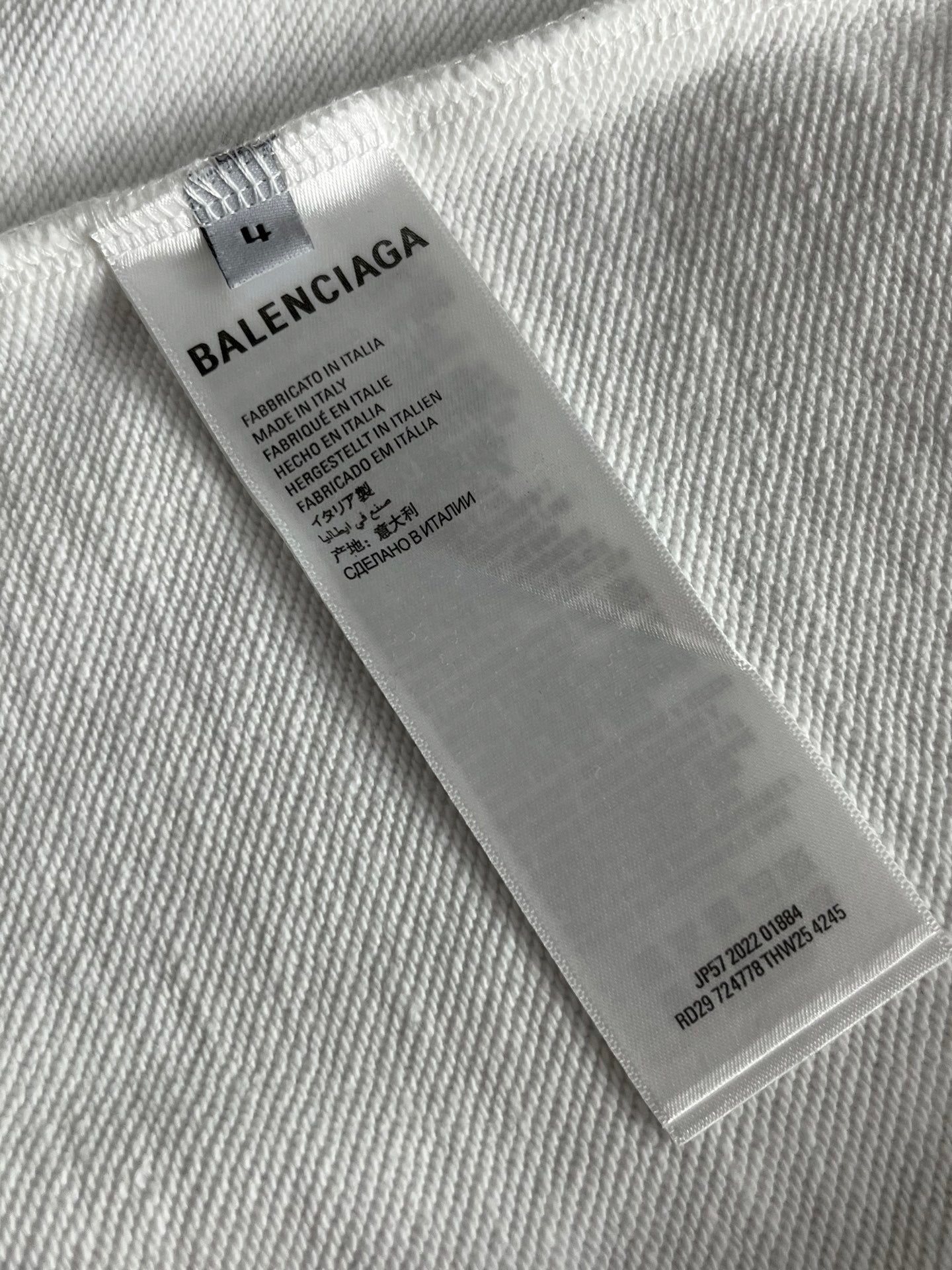 Balenciaga Logo Print Crewneck Sweatshirt
