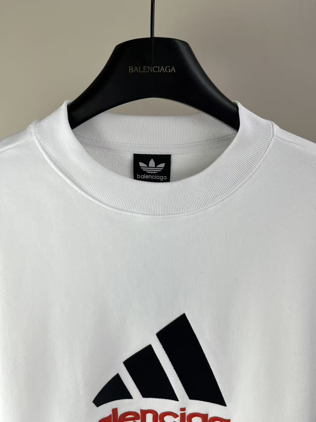 Balenciaga Logo Print Crewneck Sweatshirt
