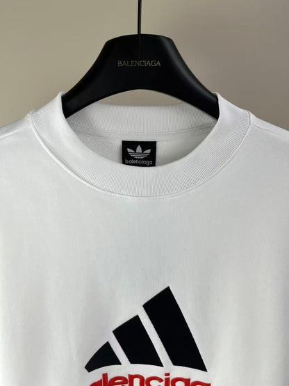 Balenciaga Logo Print Crewneck Sweatshirt