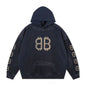 Balenciaga Mud-Dyed Bitcoin Destruction Hoodie