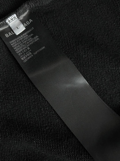 Balenciaga Mud-Dyed Bitcoin Destruction Hoodie