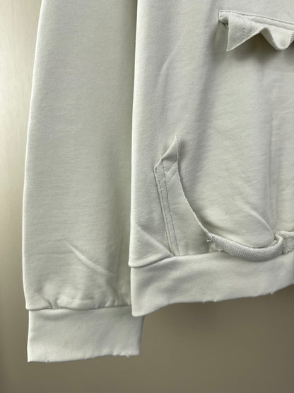 Balenciaga - Oversized Distressed Logo-Print Cotton-Jersey Hoodie