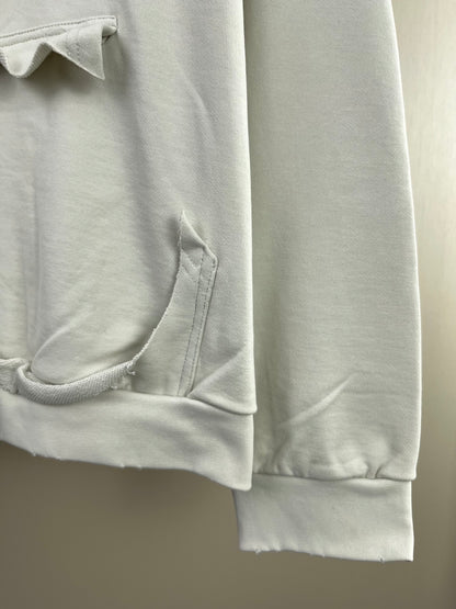 Balenciaga - Oversized Distressed Logo-Print Cotton-Jersey Hoodie