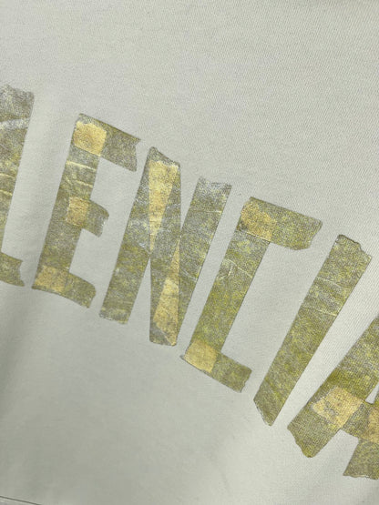 Balenciaga - Oversized Distressed Logo-Print Cotton-Jersey Hoodie