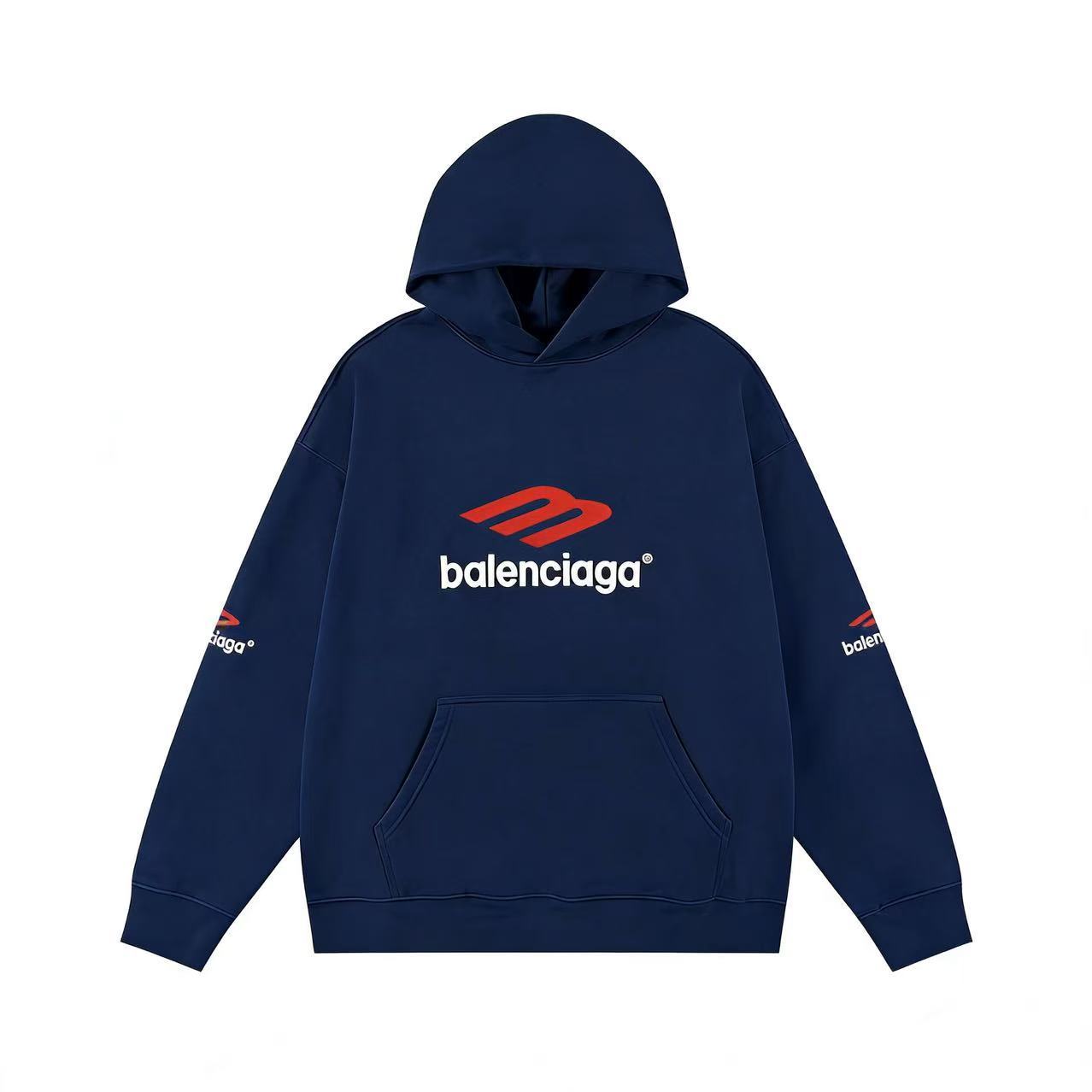 Balenciaga Black 3B Sports Icon Hoodie