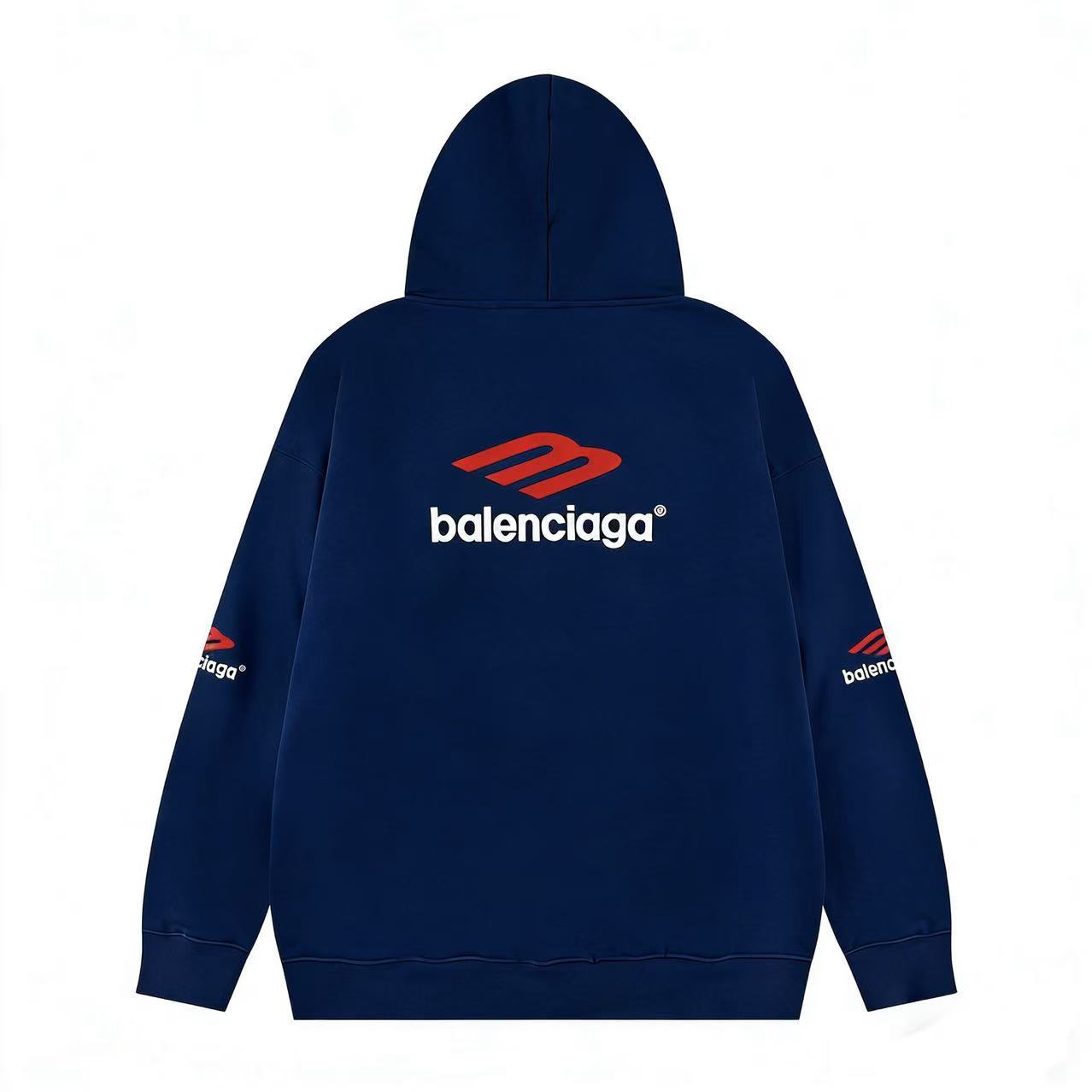 Balenciaga Black 3B Sports Icon Hoodie