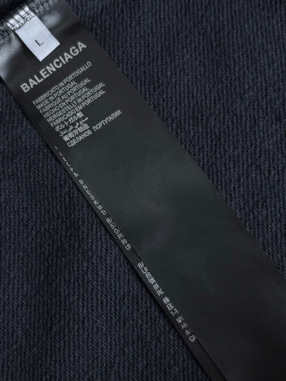 Balenciaga Black 3B Sports Icon Hoodie