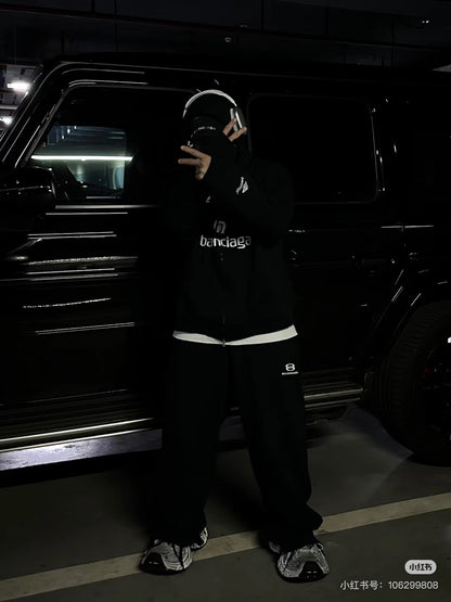 Balenciaga Logo cotton jersey sweatshirt
