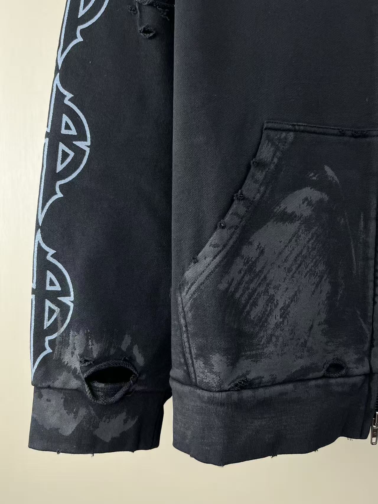 Balenciaga Men's Black Hoodie
