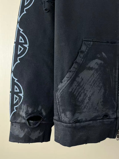Balenciaga Men's Black Hoodie