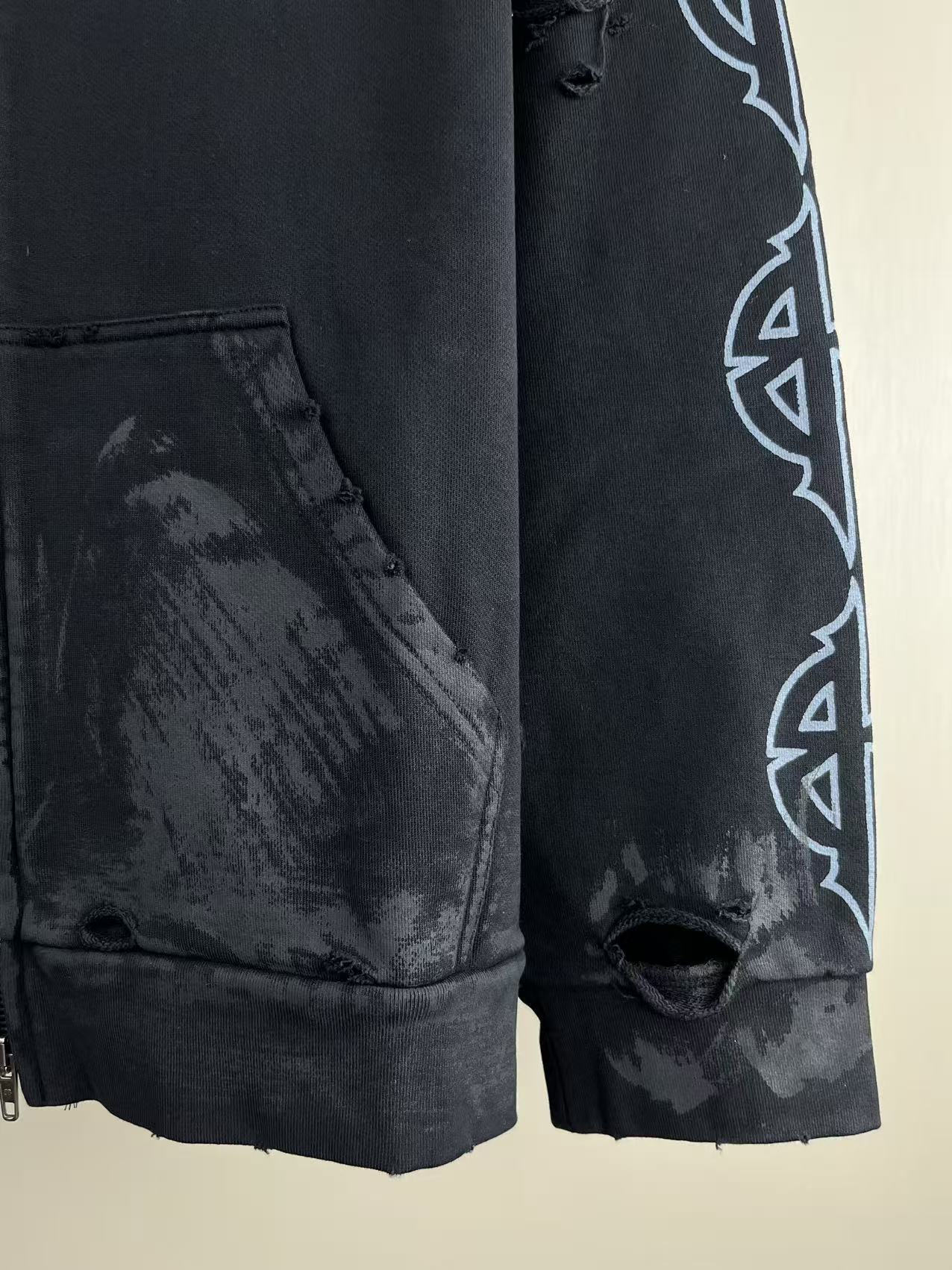 Balenciaga Men's Black Hoodie