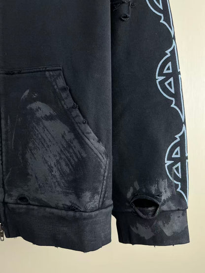 Balenciaga Men's Black Hoodie