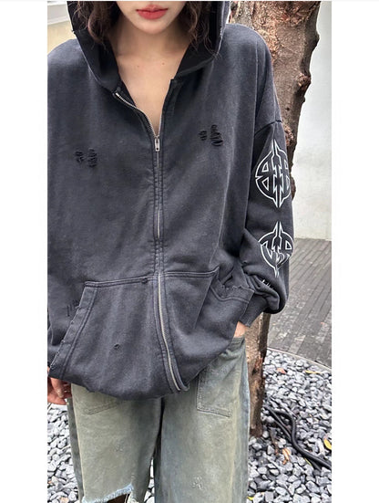 Balenciaga Men's Black Hoodie